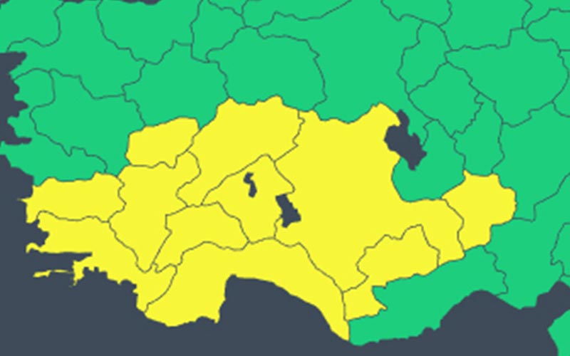 D Haber Denizli Haberleri Denizliye Meteorolojiden Sar Kodlu Uyar