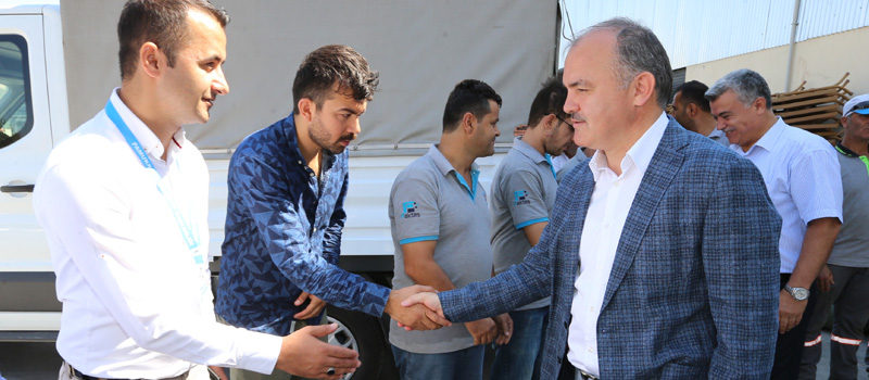 Başkan Gürlesin, Pamukkale Belediyesi personeliyle bayramlaştı