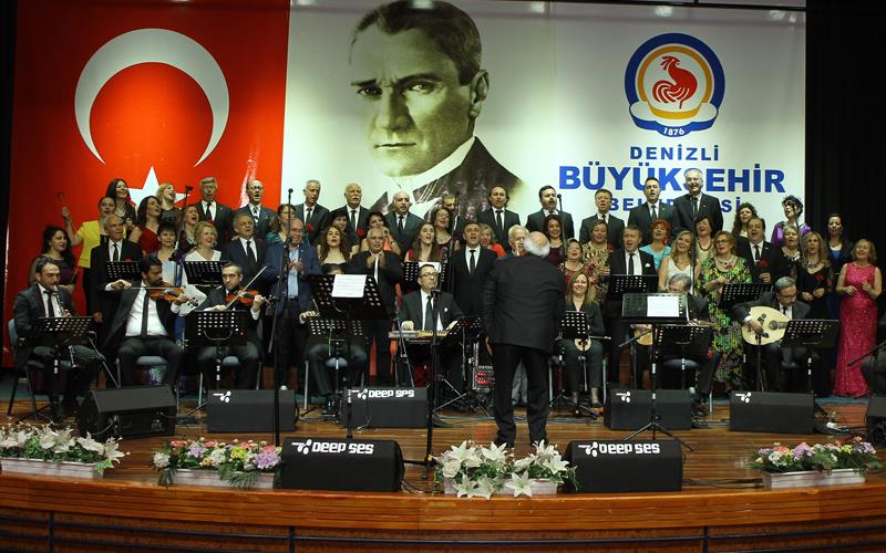 Denizli Büyükşehir TSM Korosu’ndan bahar konseri