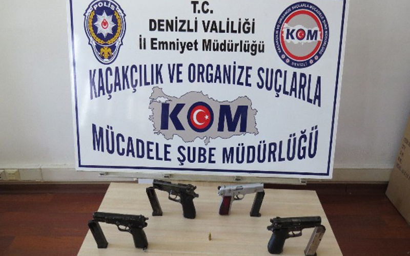 Polisten silah operasyonu 1 kişi tutuklandı