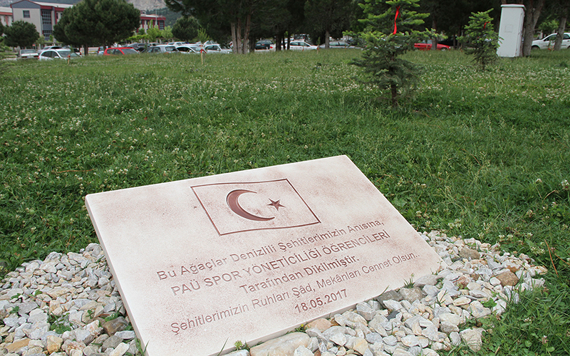 PAÜ’de Şehitlere Hatıra Ormanı