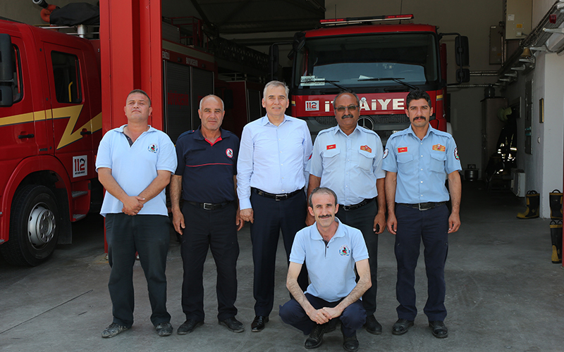 Zolan’dan kahraman itfaiyecilere ziyaret