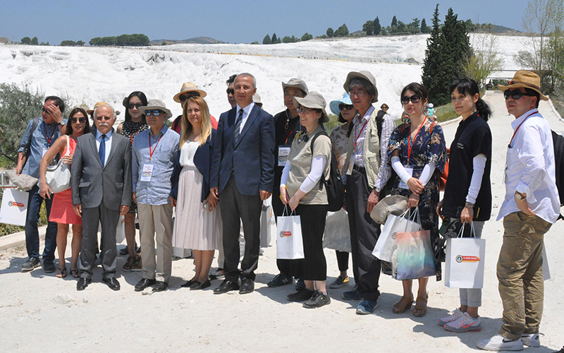 Koreliler Pamukkale’ye hayran kaldı