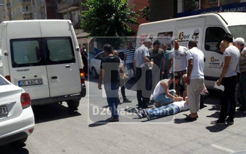 Halk Caddesi’ndeki kazada 1 yaralı var