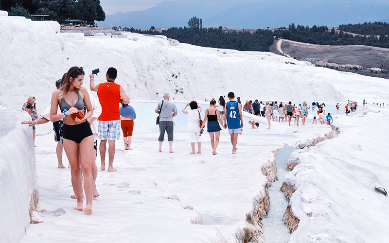 Pamukkale’ye giriş bu gruplara ücretsiz