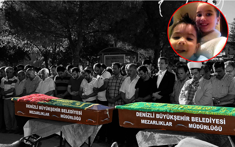 Denizli’deki tanker faciasının kurbanı 2 kardeş toprağa verildi