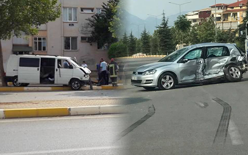 Göveçlik yolundaki kazada 4 yaralı var
