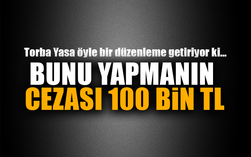 Bunu sakın yapmayın, 100 bin TL cezası var