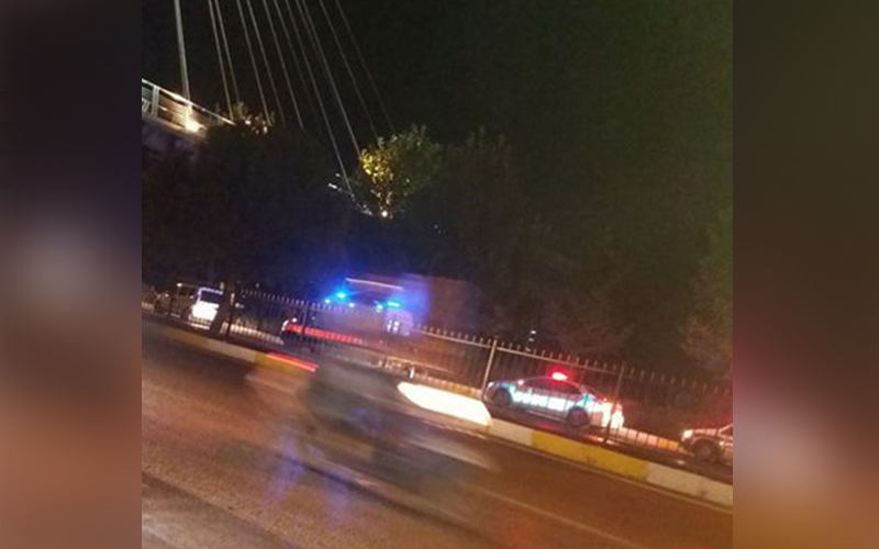 Üst geçitte intihar etmek istedi