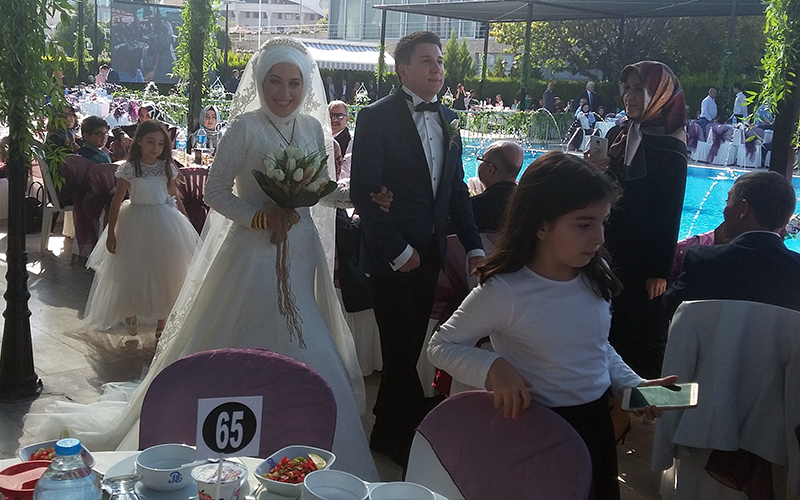 Hilal ve Nuri Usta çiftinin çok şahitli nikah töreni