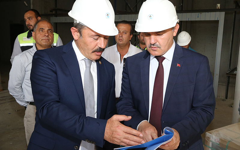 Gürlesin ve Tin, Dokuzkavaklar Sağlık kompleksi’ni gezdi