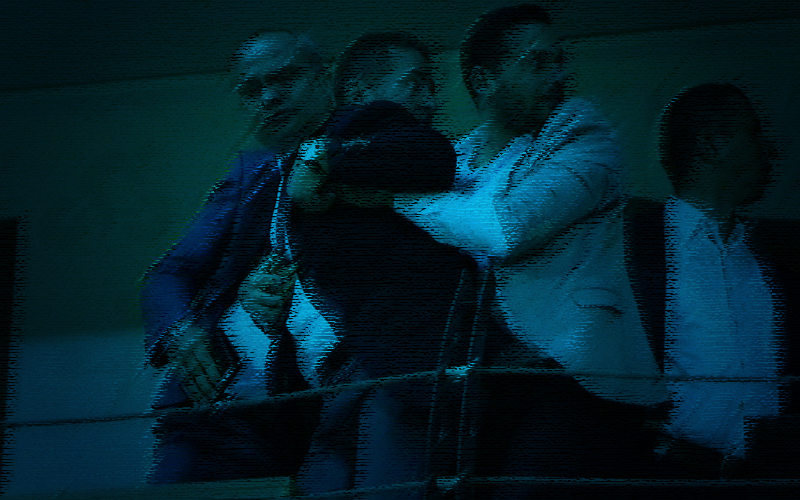 Denizlispor maçı sonrası protokol tribününde arbede