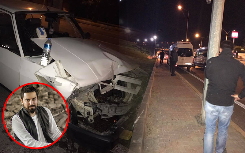 Ünlü sunucu Denizli’de kaza geçirdi