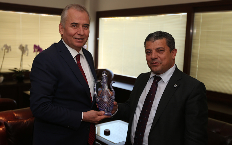 KKTC Bayındırlık ve Ulaştırma Bakanı’ndan Başkan Zolan’a ziyaret