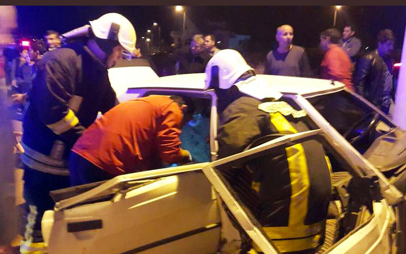 Denizli’deki kazada ağır yaralanan kadın kurtarılamadı
