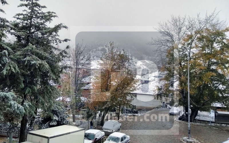 Denizlililer kar manzaralarıyla uyandı
