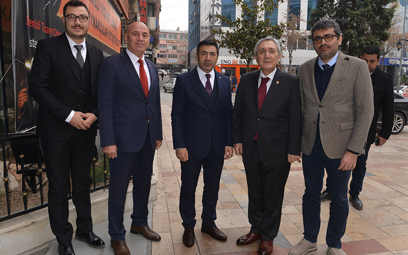 MHP’Lİ Ayhan’dan DTO Başkanı Erdoğan’a ziyaret