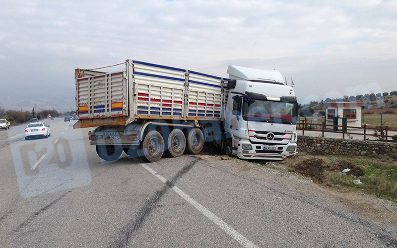 TIR bu hale geldi