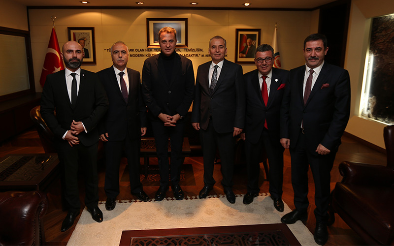 Beşiktaş Başkanı Orman, Zolan’ı ziyaret etti