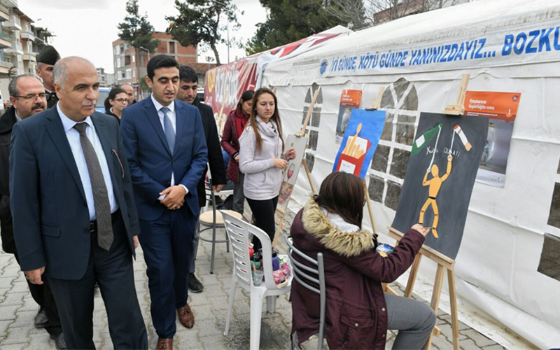 Karahan, Bozkurt’u ziyaret etti