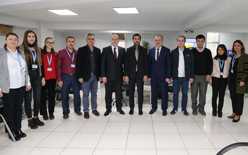 Başkan Gürlesin Milletvekili Özkan’ı ağırladı