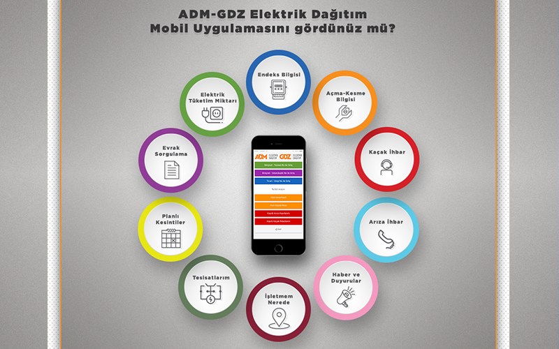 ADM Elektrik mobil uygulamasını yeniledi