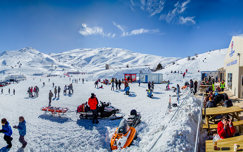 Denizli Kayak Merkezi kış turizminin yeni gözdesi