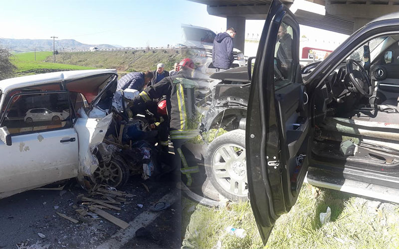 Denizli’de Çevre Yolu’ndaki kazada 4 kişi yaralandı