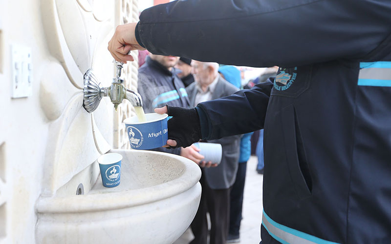 Pamukkale Belediyesi’nden Sarıkamış  Şehitleri etkinliğine katılanlara sıcak çorba