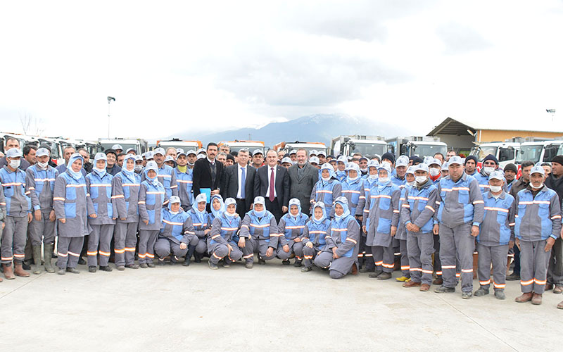 Pamukkale’de 250 kişilik temizlik ekibi