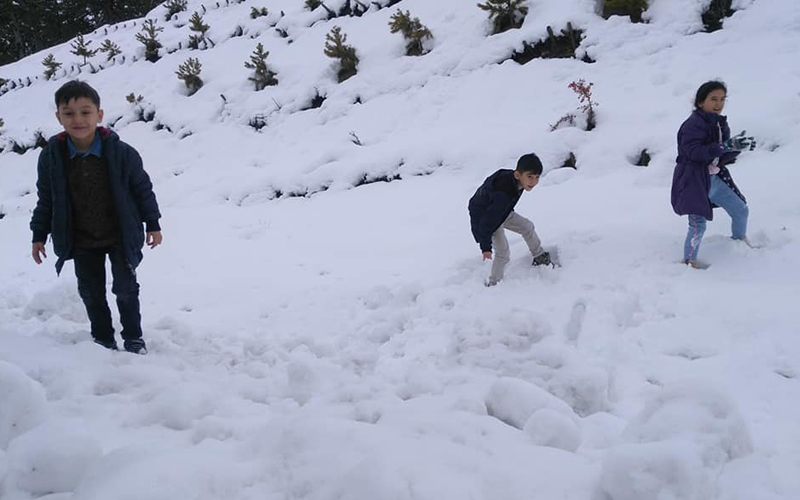 Muğla’dan kar için geldiler