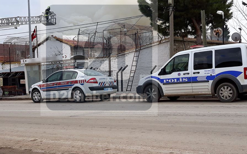 Denizli’de cezaevinde yangın çıktı