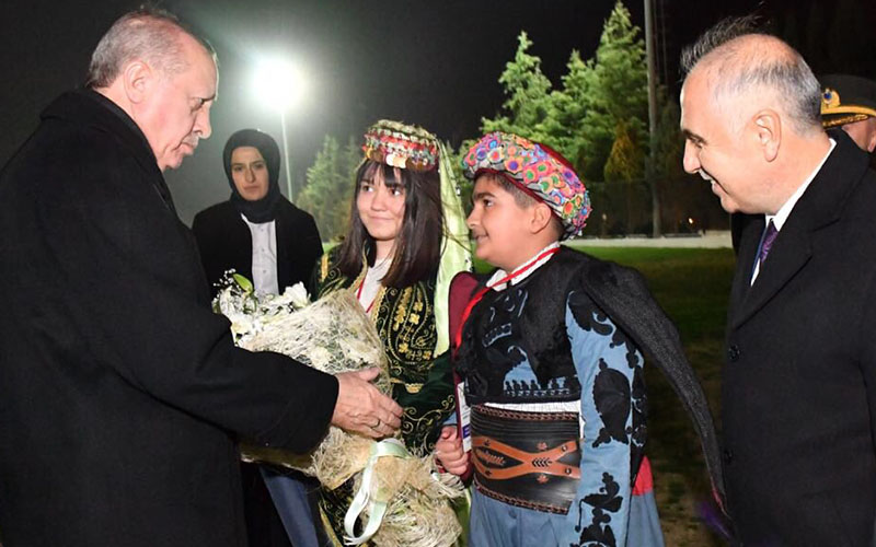 Cumhurbaşkanı Erdoğan, Akça’ların düğünü için Denizli’de