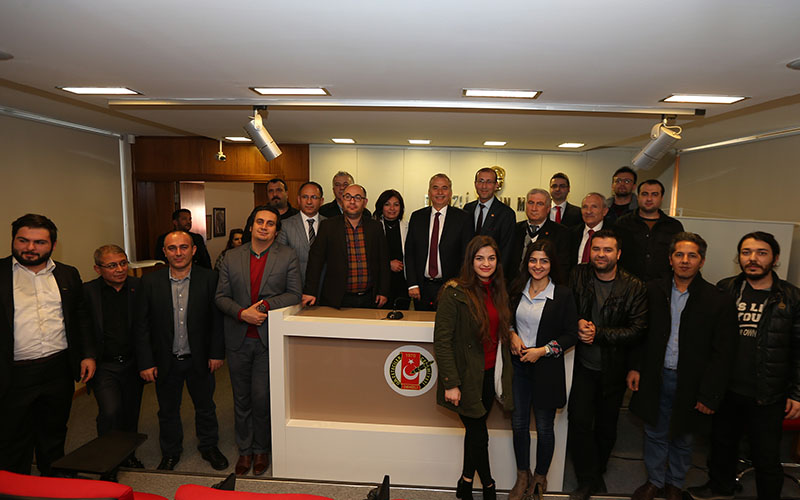 Başkan Zolan’dan Gazeteciler Cemiyeti’ne ziyaret