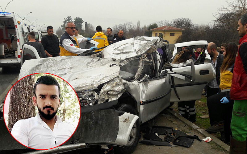 Denizli’de feci kaza: 1 ölü, 2 yaralı