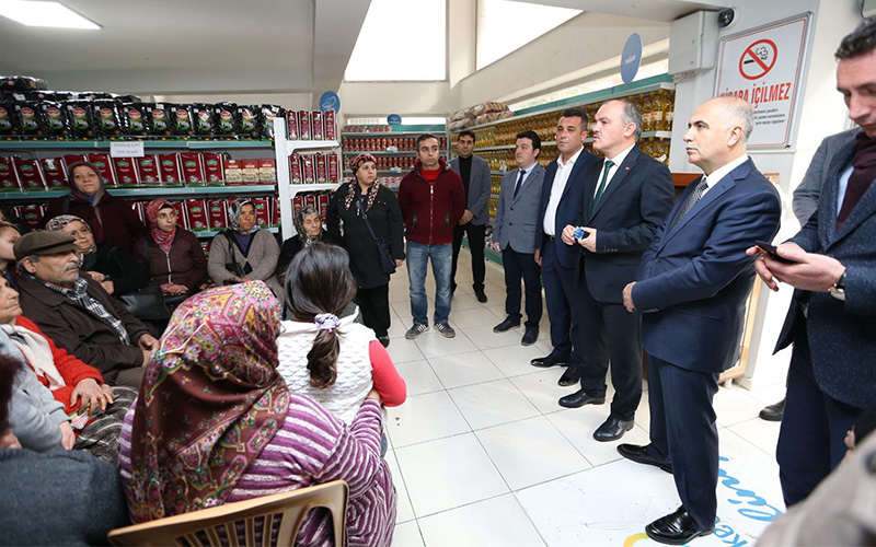Pamukkale Belediyesi Vali Karahan’ı ağırladı