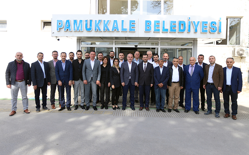 AK Parti Pamukkale İlçe yönetiminden Gürlesin’e ziyaret