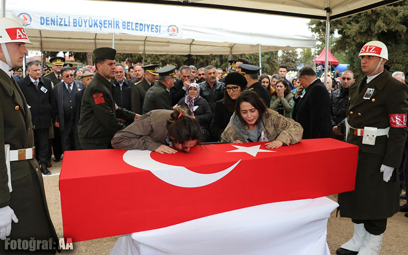 Denizli şehidini sonsuzluğa uğurladı