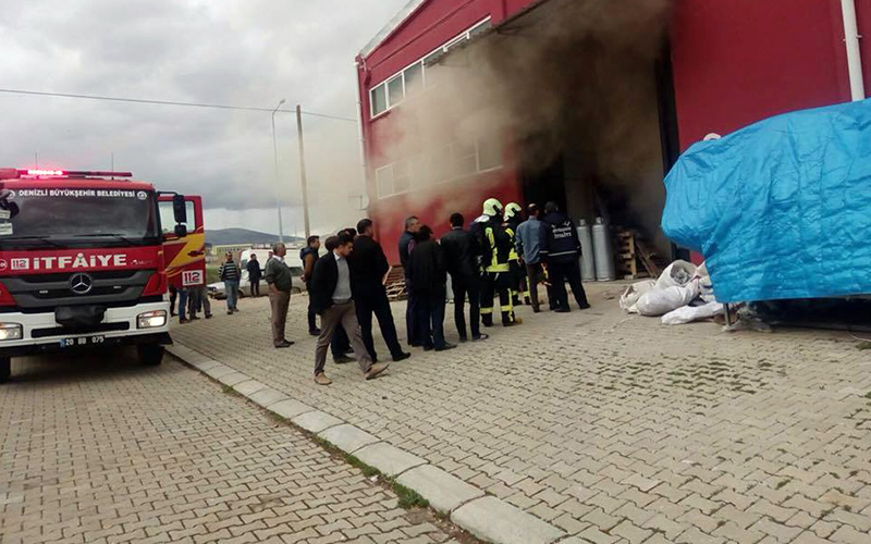 Leblebiciler Sitesi’nde yangın