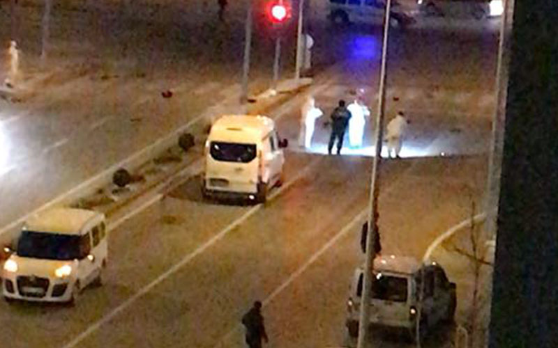 Ulus Caddesi’nde polisten kontrollü patlatma