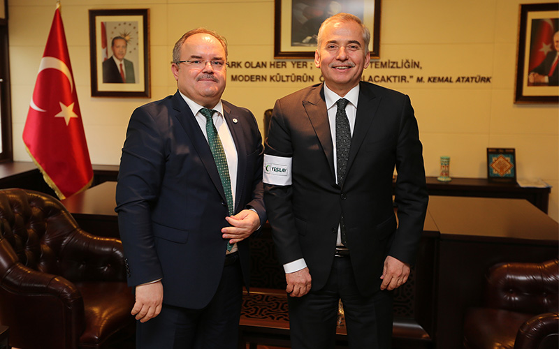 Yeşilay şube yönetimi Zolan’ı ziyaret etti