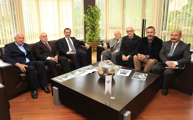 YÖV üyeleri Rektör Bağ’ı ziyaret etti