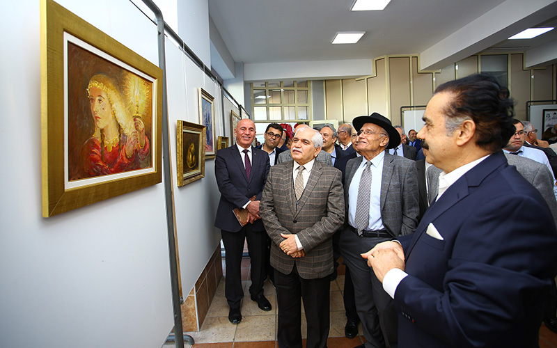 Ressam Cevdet Ahmet Şemsioğlu Sergisi açıldı