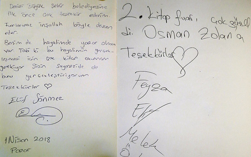 Denizlililer Kitap Fuarı’nı çok sevdi