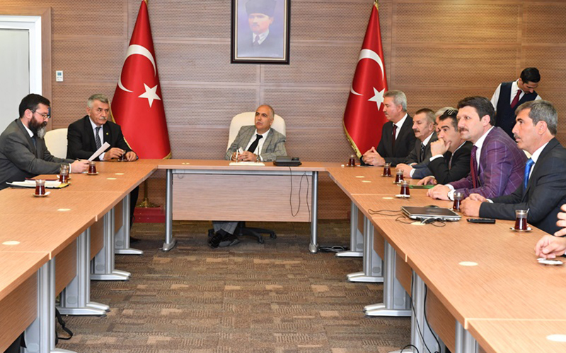 Türk Alman Kooperatifleri İşbirliği heyetinden Vali Karahan’a ziyaret