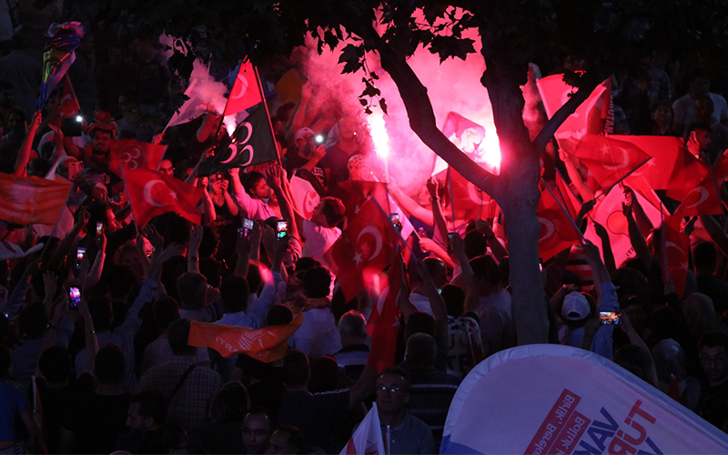 Delikliçınar’da Erdoğan kutlaması