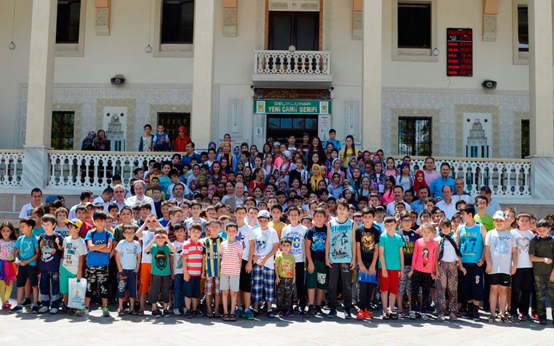 Yaz Kuran kursları ‘Camide Çocuk Sesi’ sloganıyla başladı