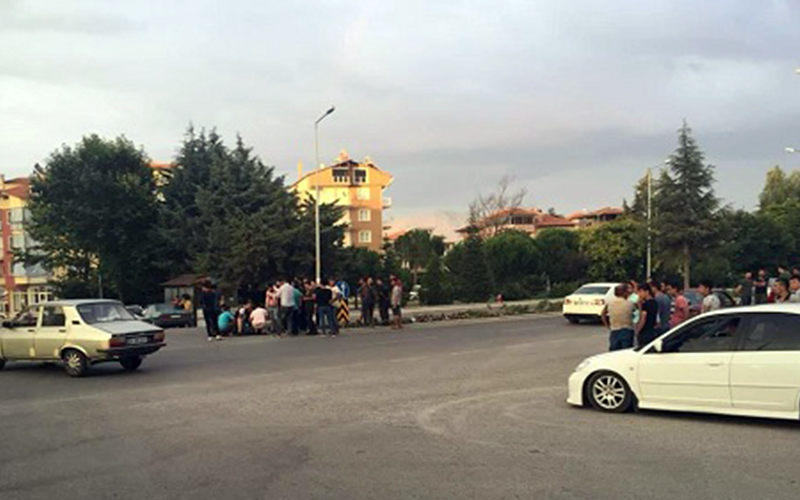 Otomobil ile motosiklet çapıştı : 1 yaralı