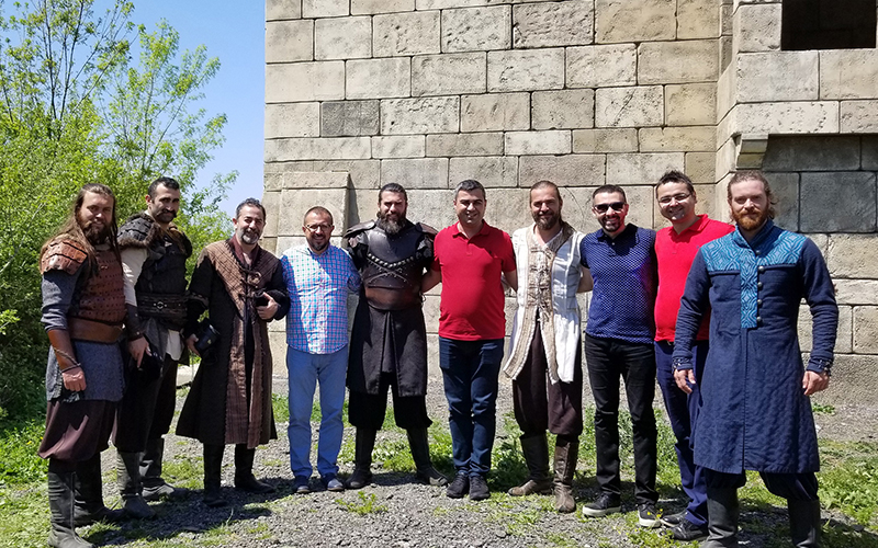 Diriliş Ertuğrul’un setinde Denizlili konuklar