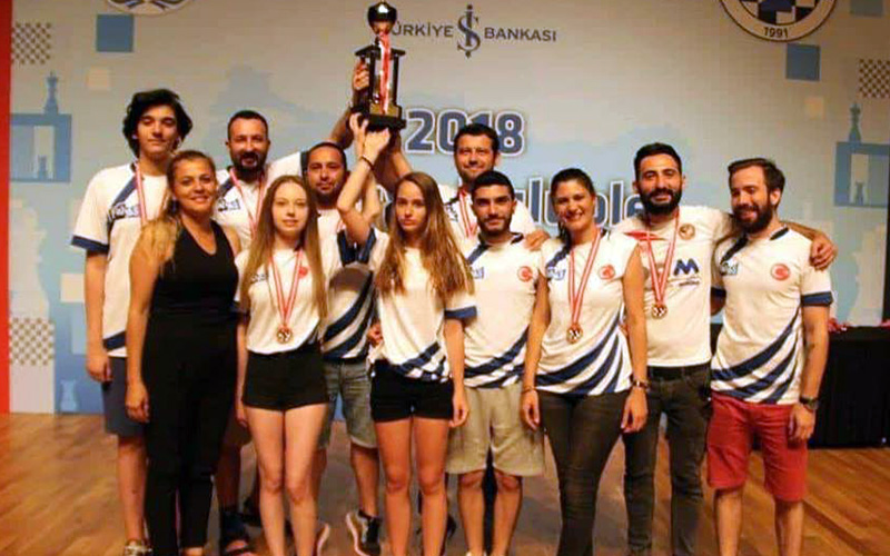Pamukkale Yönetim Bilişim Sistemleri Spor Kulübü, satrançta Türkiye 3’üncüsü oldu
